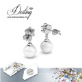 Destiny Jewellery Crystals From Swarovski Stud Pearl Earrings